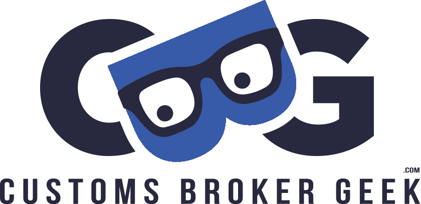 Customs Broker Geek Logo