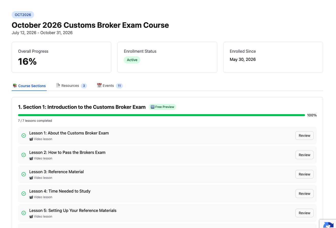 October 2026 CBLE Course