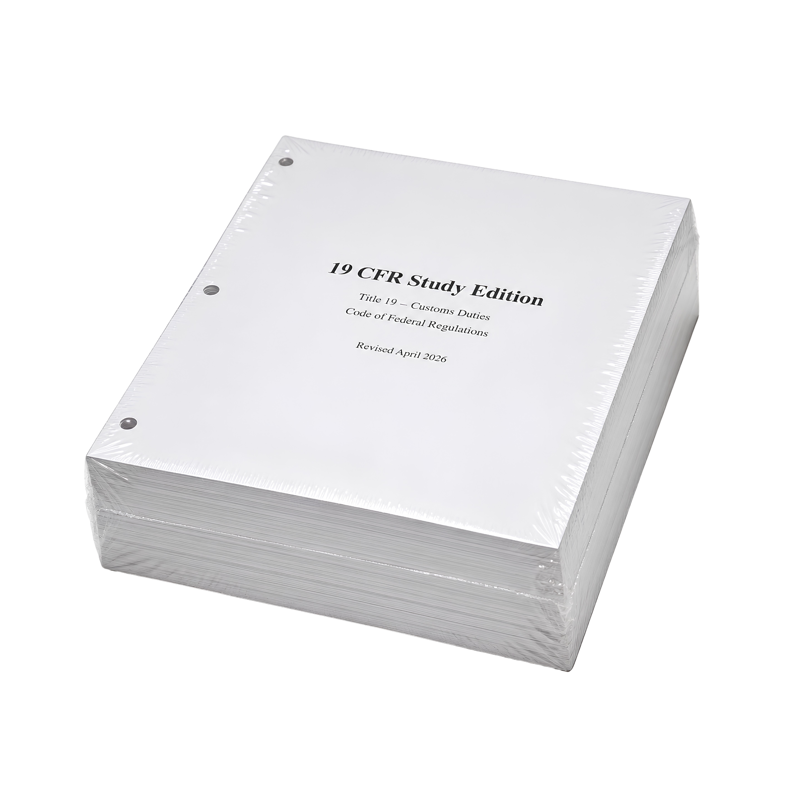 19 CFR for the October 2026 CBLE
